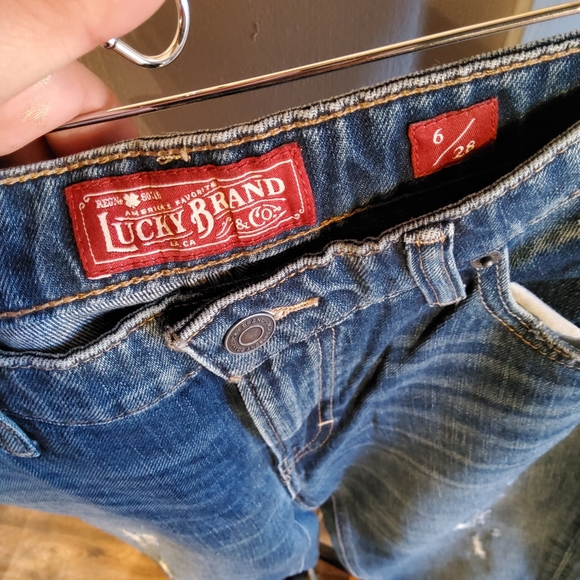 Lucky Brand Raw Hem Jeans - Picture 6 of 6